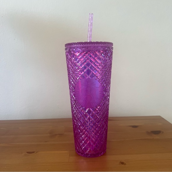 NWT Pink/Purple Jewel Venti Starbucks Cup ✨ - Picture 1 of 4